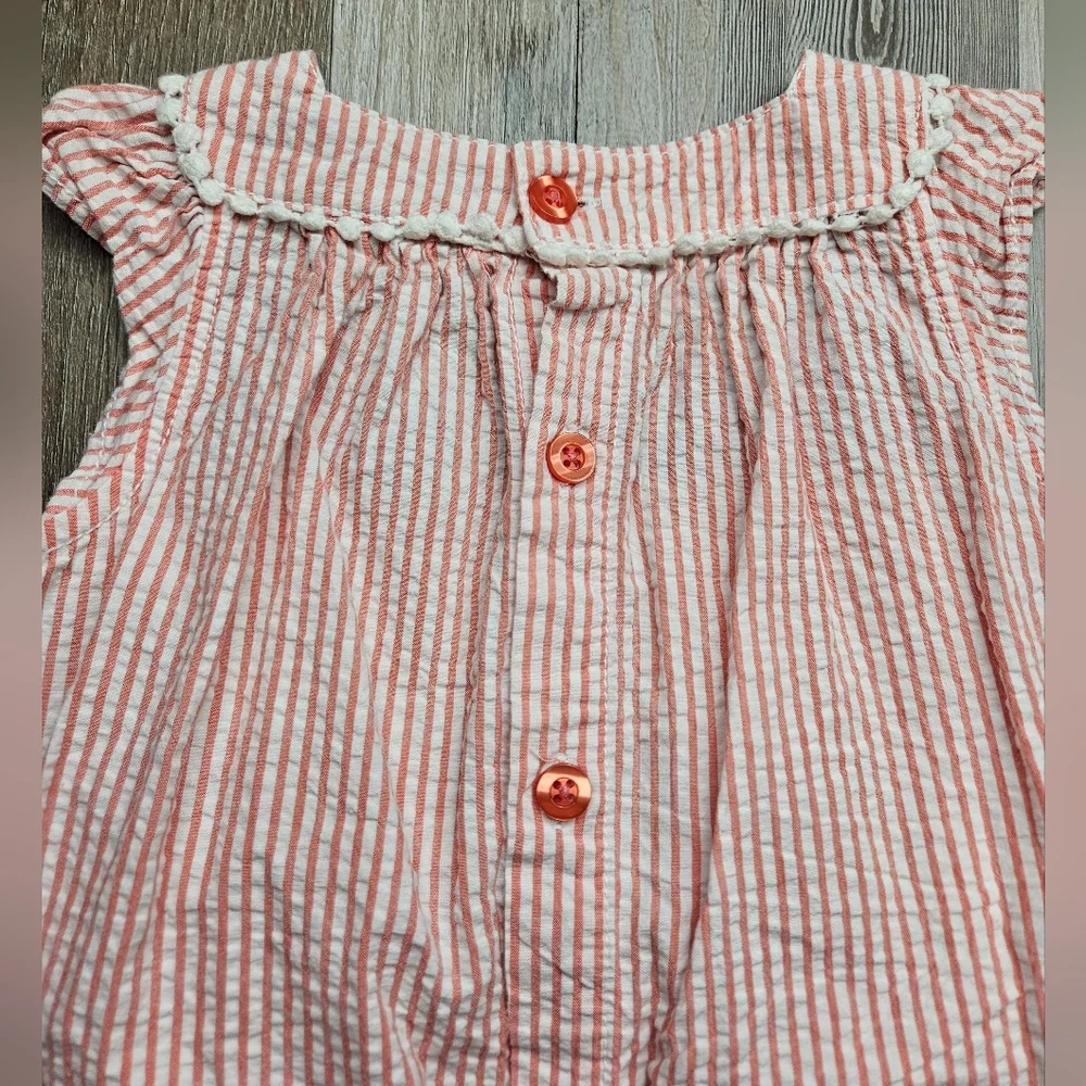 Pumpkin Patch Dress Girl's 4 Cotton Stripes